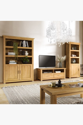 Nábytok z dubového masívu do obývacej izby, Alexandra